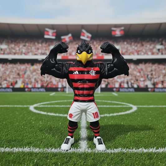 Ídolo da Nação 3D – Personalizado com Nome e Número | 25cm